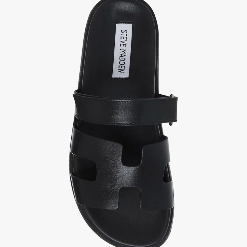 STEVE MADDEN Women's Black Sandals